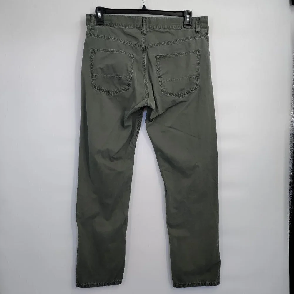 Tommy Hilfiger High-Rise Slim Straight Leg Denim Jeans 34x32 Men Green